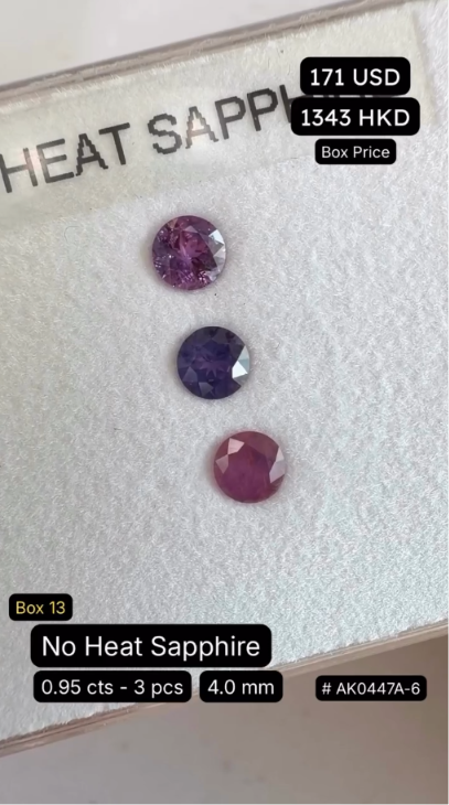 No Heat Sapphire Deal (0.95 cts)