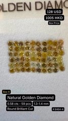 Natural Golden Diamond Deal (0.58 cts)