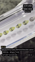 Natural Fancy Color Diamond Bracelet Layout Deal (4.04 cts)