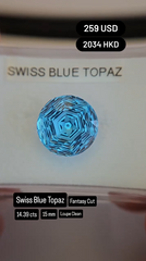 Swiss Blue Topaz Deal (14.39 cts)