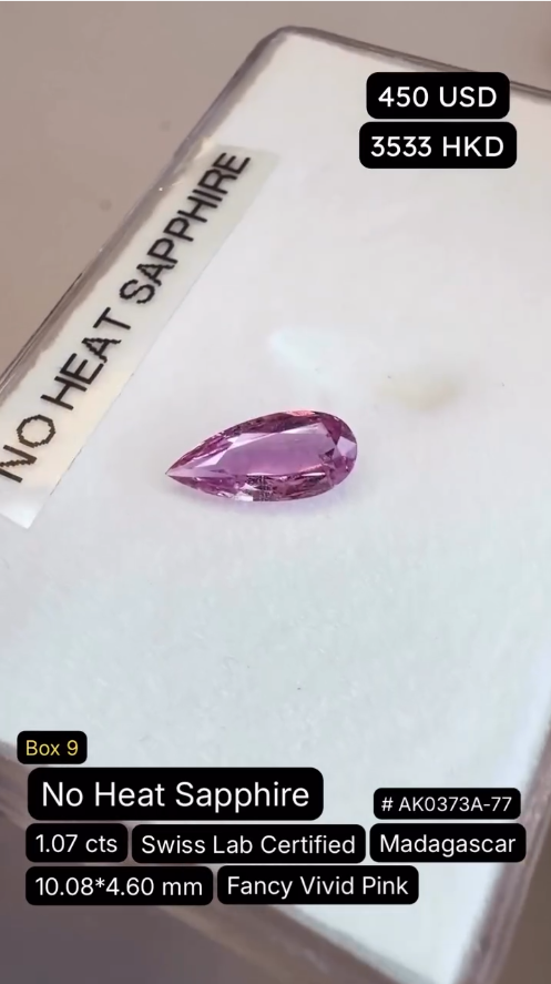No Heat Sapphire Deal (1.07 cts)