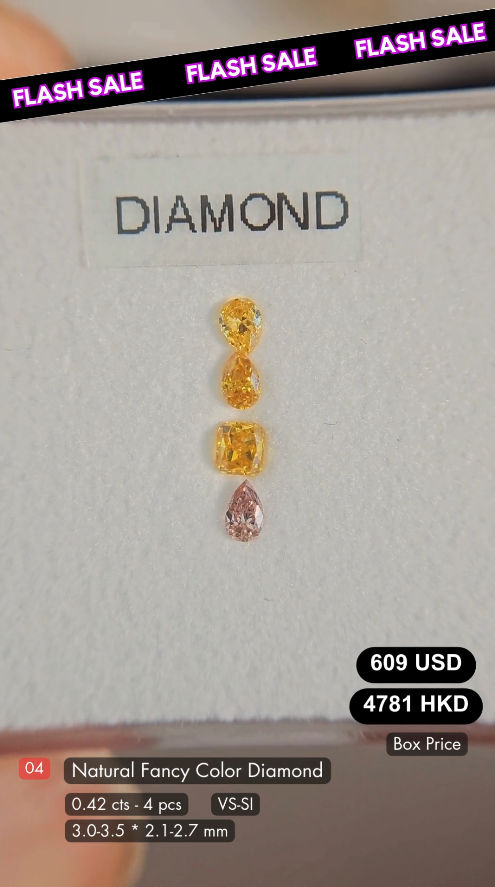 Fancy Color Diamond Deal (0.42 cts)