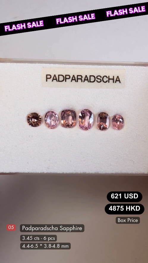 Padparadscha Sapphire Deal (3.45 cts)