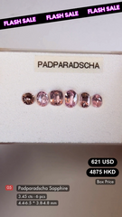 Padparadscha Sapphire Deal (3.45 cts)