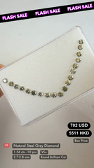 Natural Steel Gray Diamond Deal (1.56 cts)