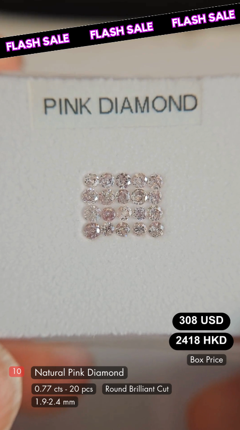 Natural Pink Diamond Deal (0.77 cts)