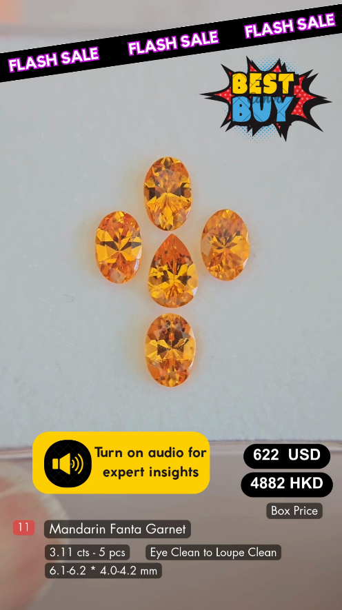 Mandarin Fanta Garnet Deal (3.11 cts)