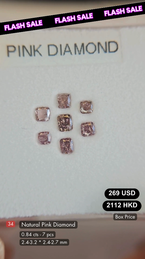 Natural Pink Diamond Deal (0.84 cts)