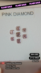 Natural Pink Diamond Deal (0.84 cts)