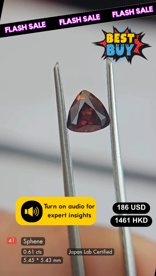 Sphene Deal (0.61 cts)