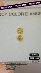 Natural Fancy Color Diamond Deal (0.63 cts)