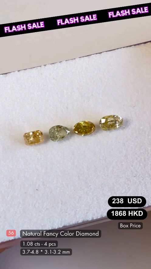 Natural Fancy Color Diamond Deal (1.08 cts)