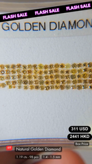 Natural Golden Diamond Deal (1.19 cts)