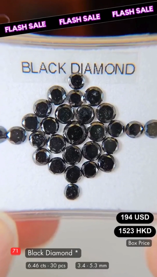 Black Diamond Deal (6.46 cts)