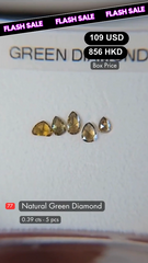 Natural Green Diamond Deal (0.39 cts)