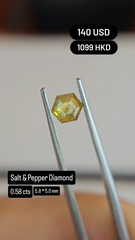 Salt & Pepper Diamond Deal (0.58 cts)