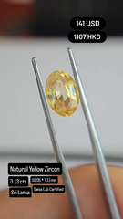 Natural Yellow Zircon Deal (3.13 cts)