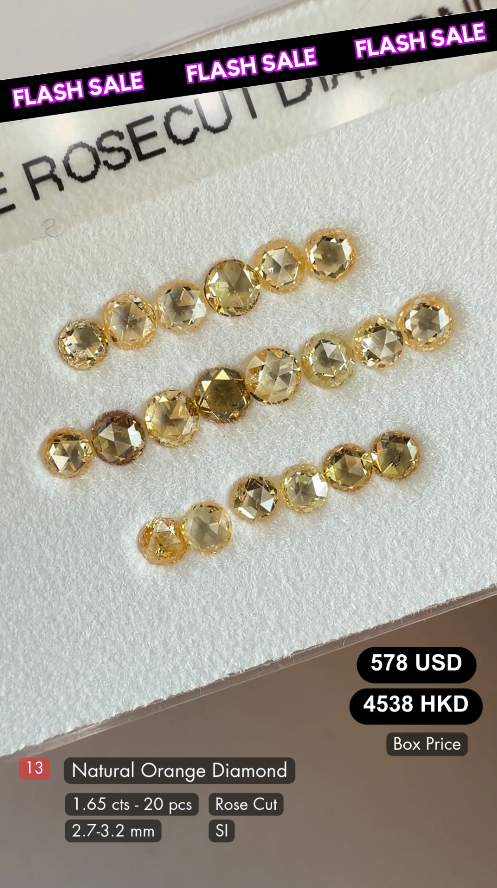 Natural Orange Diamond Deal (1.65 cts)