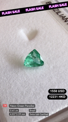 Neon Green Paraiba Deal (0.41 cts)