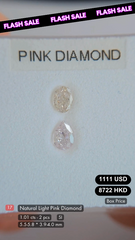 Natural Light Pink Diamond Deal (1.01 cts)