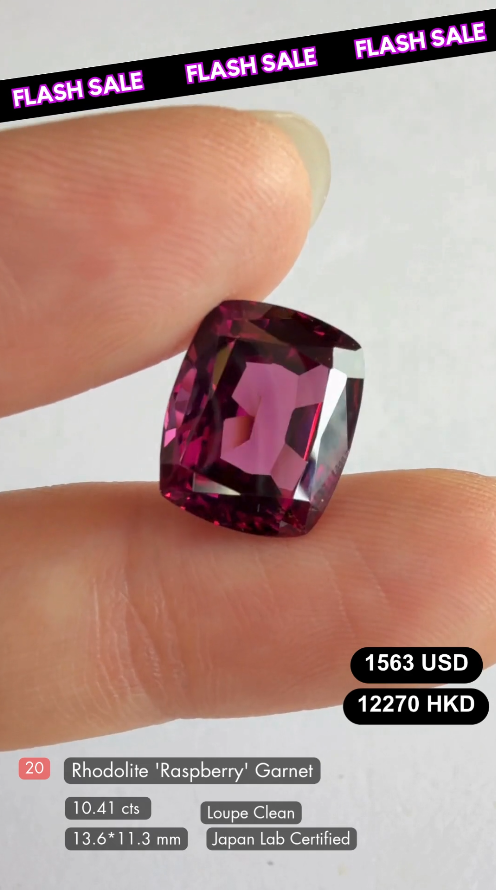 Rhodolite 'Raspberry' Garnet Deal (10.41 cts)