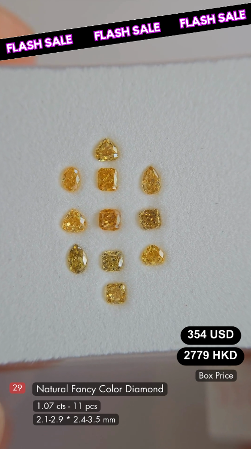Natural Fancy Color Diamond Deal (1.07 cts)