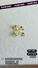 Natural Yellow Diamond Deal (0.73 cts)