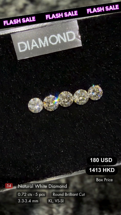 Natural White Diamond Deal (0.72 cts)