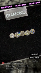 Natural White Diamond Deal (0.72 cts)
