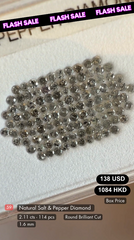 Natural Salt & Pepper Diamond Deal (2.11 cts)