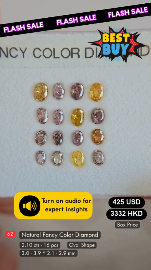 Natural Fancy Color Diamond Deal (2.10 cts)
