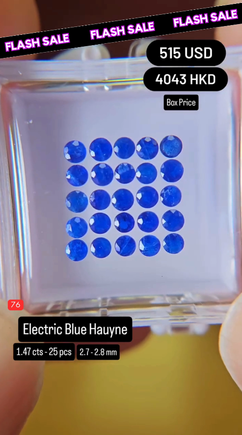 Electric Blue Hauynite Deal (1.47 cts)