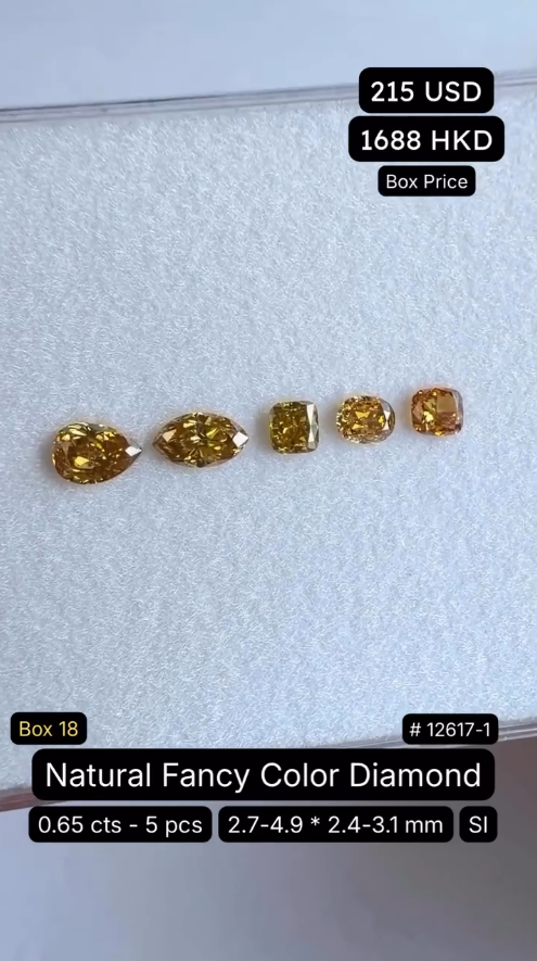 Natural Fancy Color Diamond Deal (0.65 cts)