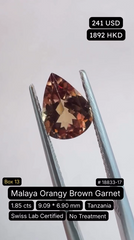 Malaya Orangy Brown Garnet Deal (1.85 cts)