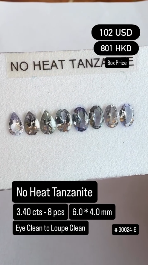 No Heat Tanzanite Deal (3.40 cts)