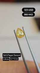 Natural Salt & Pepper Diamond Deal (0.49 cts)