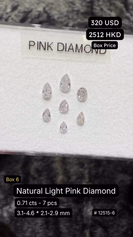 Natural Light Pink Diamond Deal (0.71 cts)