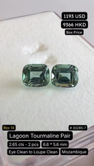 Lagoon Tourmaline Pair Deal (2.65 cts)