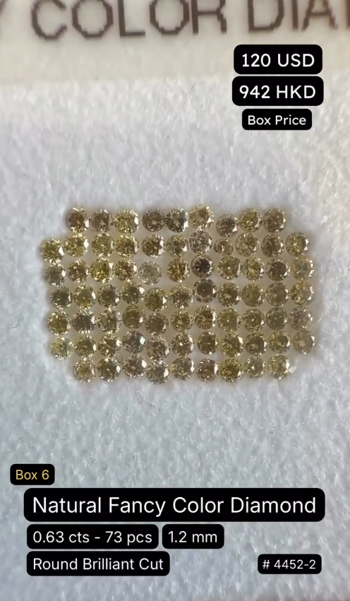 Natural Fancy Color Diamond Deal (0.63 cts)