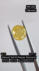 Natural Salt & Pepper Diamond Deal (3.74 cts)