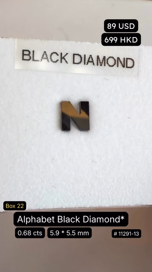 Alphabet Black Diamond Deal (0.68 cts)