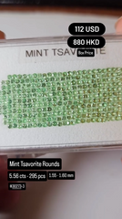 Mint Tsavorite Rounds Deal (5.56 cts)