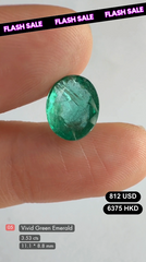 Vivid Green Emerald Deal (3.53 cts)