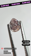 Natural Light Pink Diamond Deal (0.26 cts)