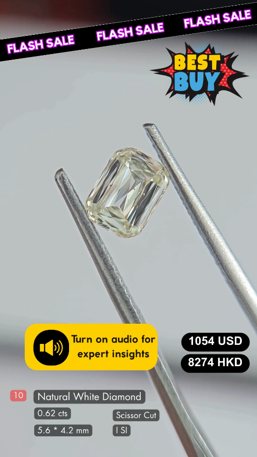 Natural White Diamond Deal (0.62 cts)
