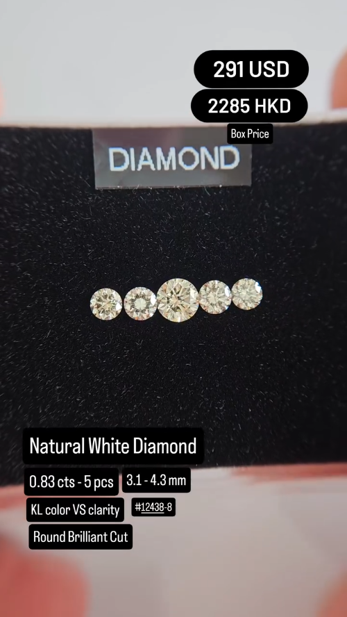 Natural White Diamond Deal (0.83 cts)