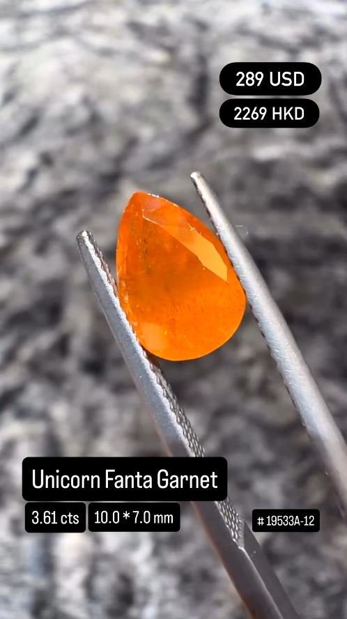 Unicorn Fanta Garnet Deal (3.61 cts)