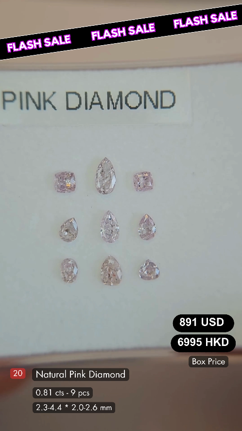Natural Pink Diamond Deal (0.81 cts)