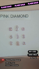 Natural Pink Diamond Deal (0.81 cts)