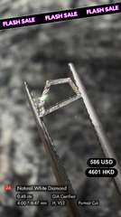 Natural White Diamond Deal (0.48 cts)